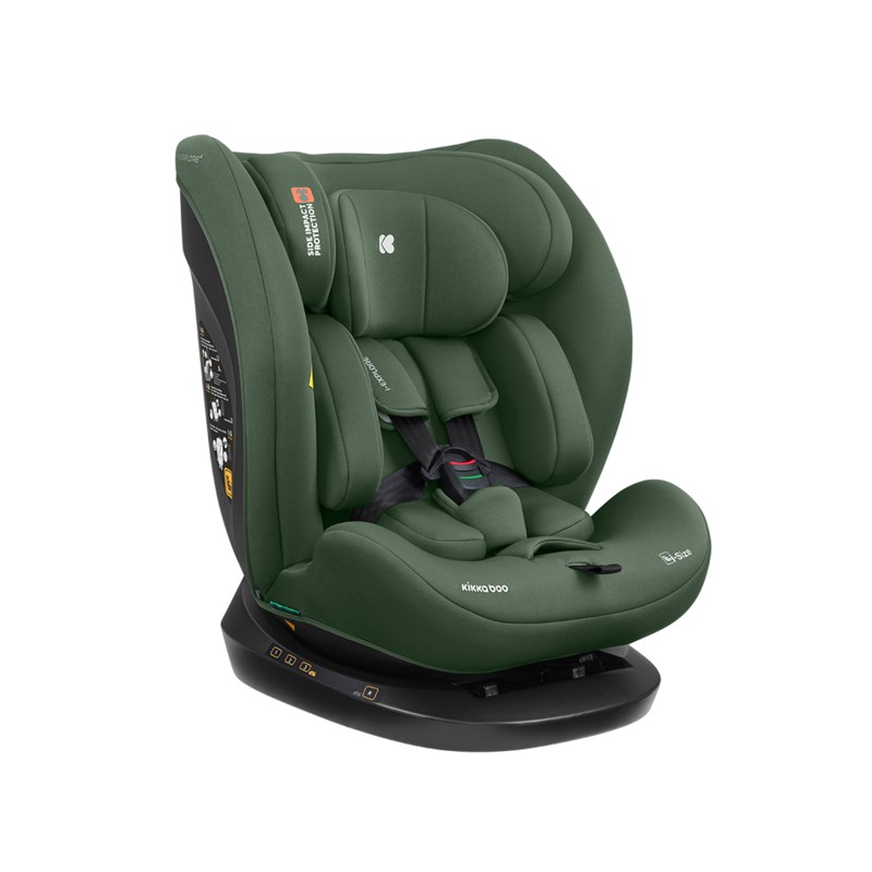 KIKKA BOO AUTOSJEDALICA 40-150CM I-EXPLORE 2 I-SIZE,ARMY GRE