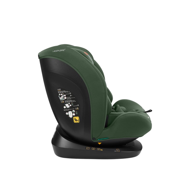 KIKKA BOO AUTOSJEDALICA 40-150CM I-EXPLORE 2 I-SIZE,ARMY GRE