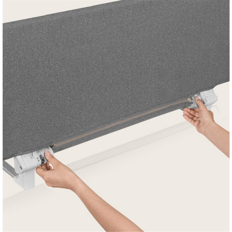 LIONELO LORA XL ZASTITNA OGRADA ZA KREVET GRAY STONE 150X45C