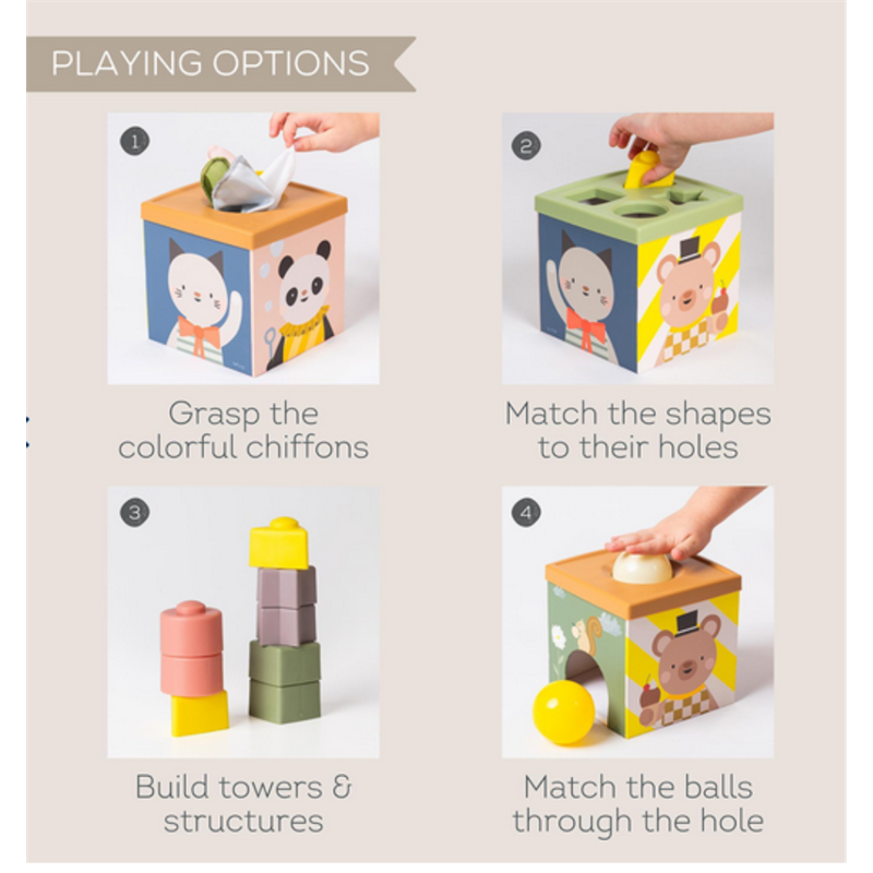 TAF TOYS KOCKA SORTER OBLIKA FOR.