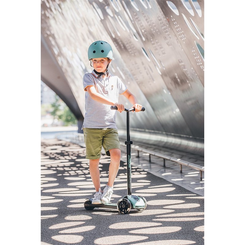 SCOOT AND RIDE HIGHWAYKICK 5 LED ROMOBIL, FOREST