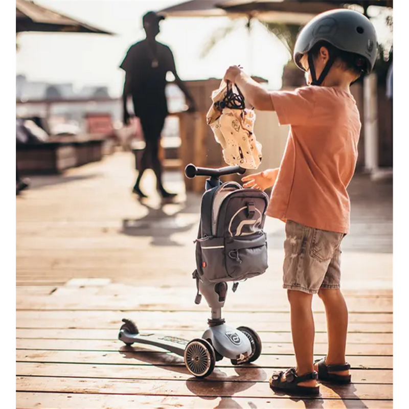 SCOOT AND RIDE RUKSAK 6L STEEL