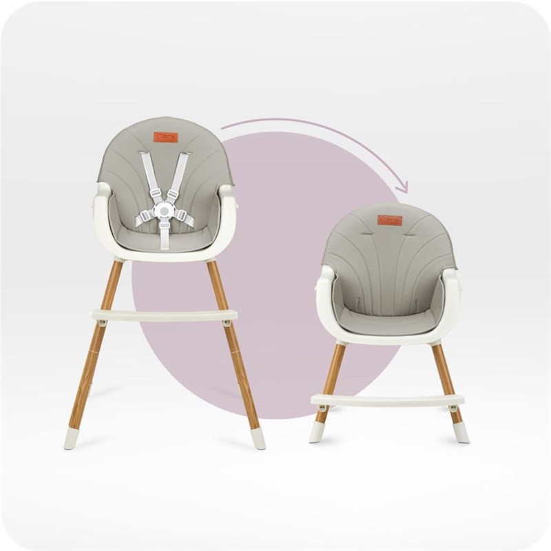 MOMI REKI HRANILICA 2U1,GREY