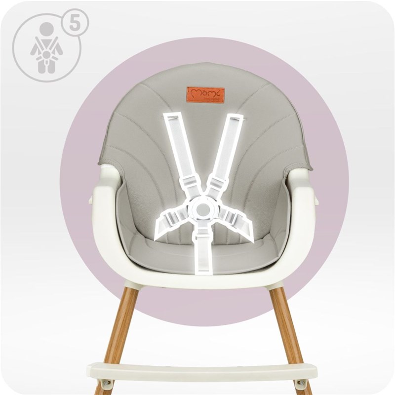 MOMI REKI HRANILICA 2U1,GREY