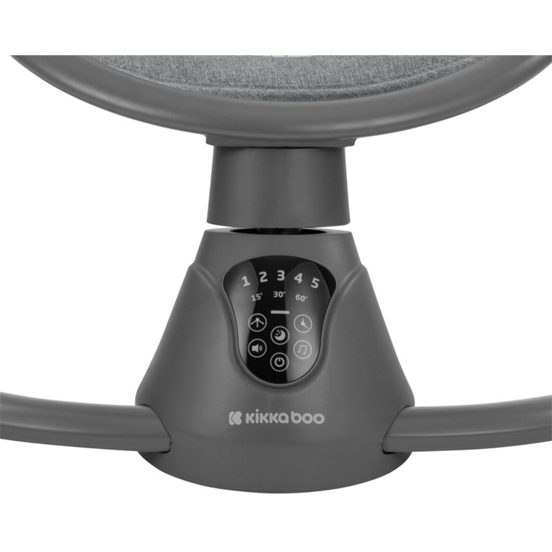KIKKA BOO ELEKTRIČNA LJULJAČKA TWIDDLE,GREY