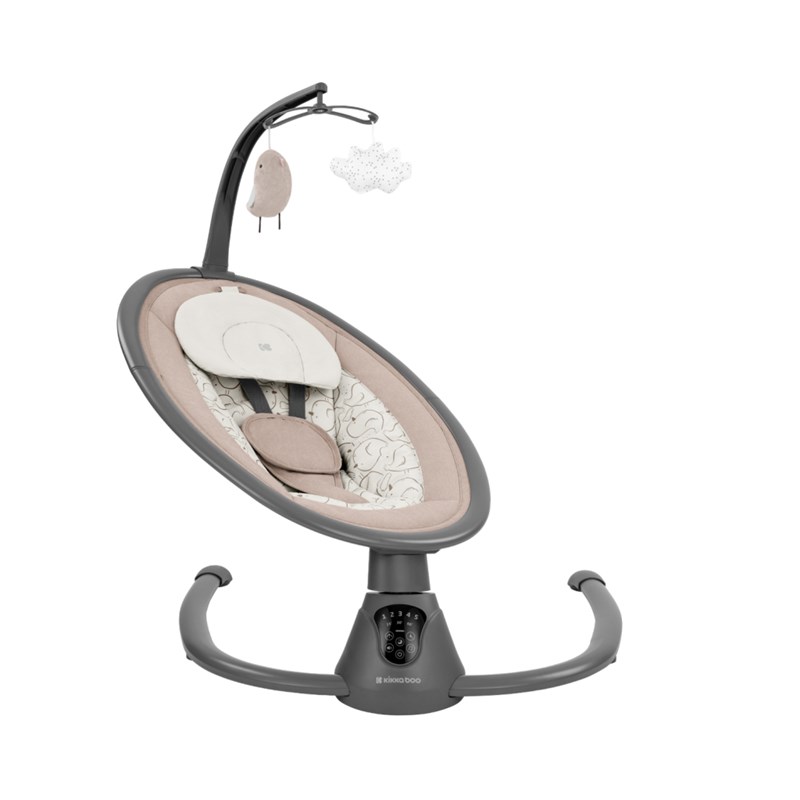 KIKKA BOO ELEKTRIČNA LJULJAČKA TWIDDLE,BEIGE