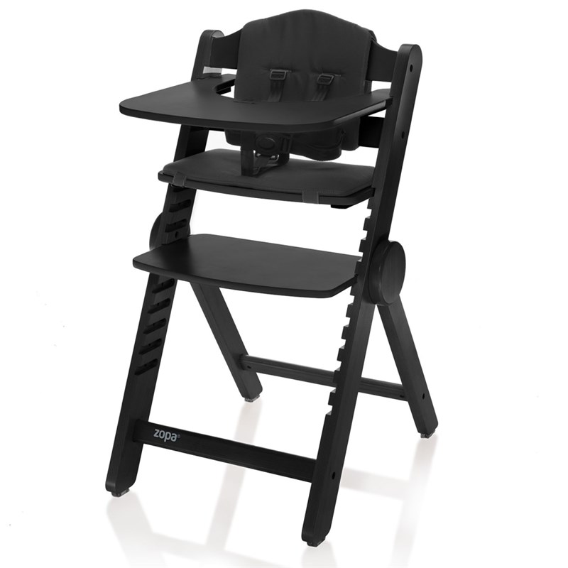 ZOPA DRVENA DJEČJA STOLICA CLIPP&CLAPP BLACK