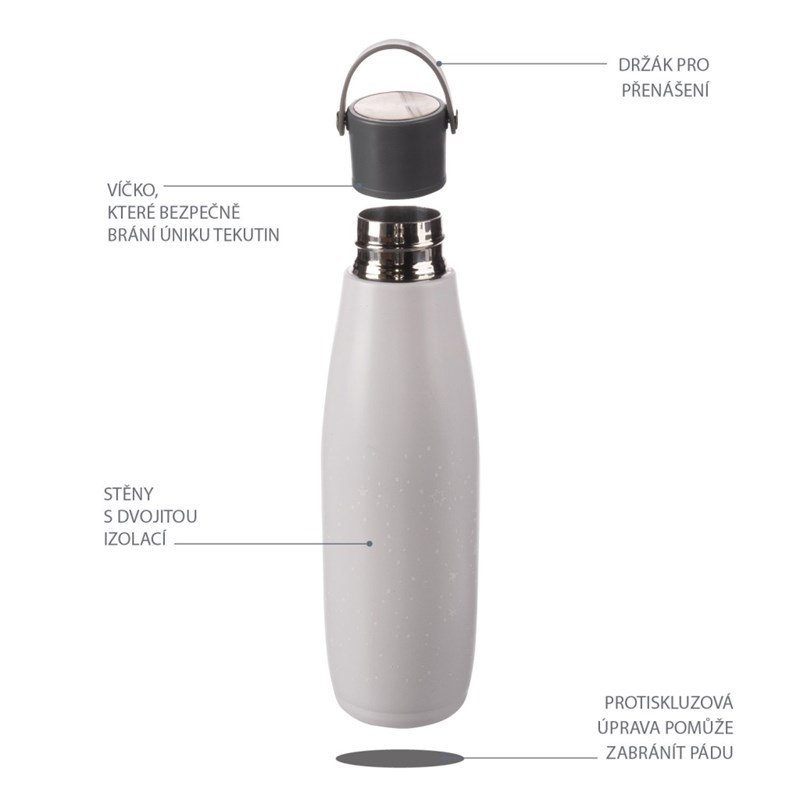 ZOPA TERMO BOCA S DRŽAČEM 480ML,STARS