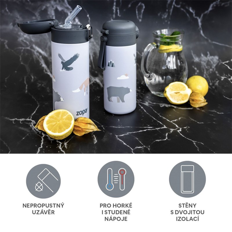 ZOPA TERMO BOCA SA IZLJEVOM ZA PIĆE 400ML,MOUNTAINS