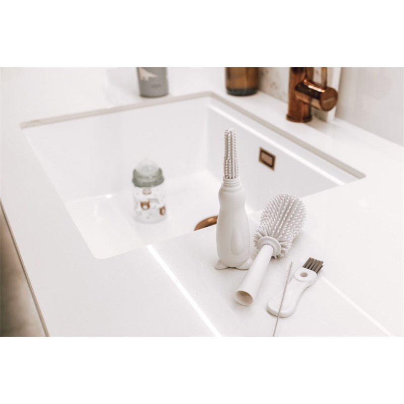 ZOPA SILIKONSKA ČETKA DA DJEČJE BOČICE 3U1,LIGHT GREY