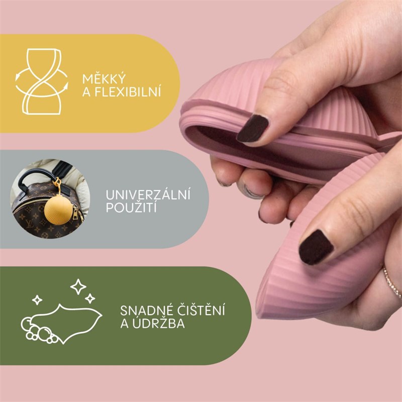 ZOPA SILIKONSKA FUTROLA ZA DUDU,OLD PINK