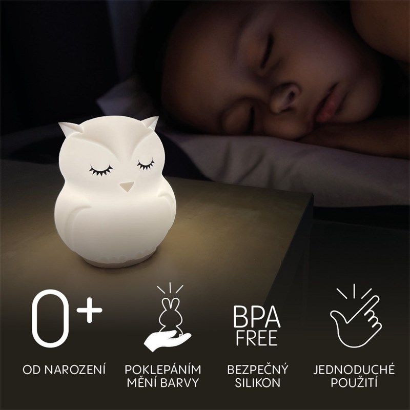 ZOPA SILIKONSKA LED LAMPA VEL.M,RABBIT