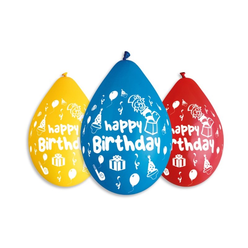 BALON HAPPY BIRTHDAY 30CM