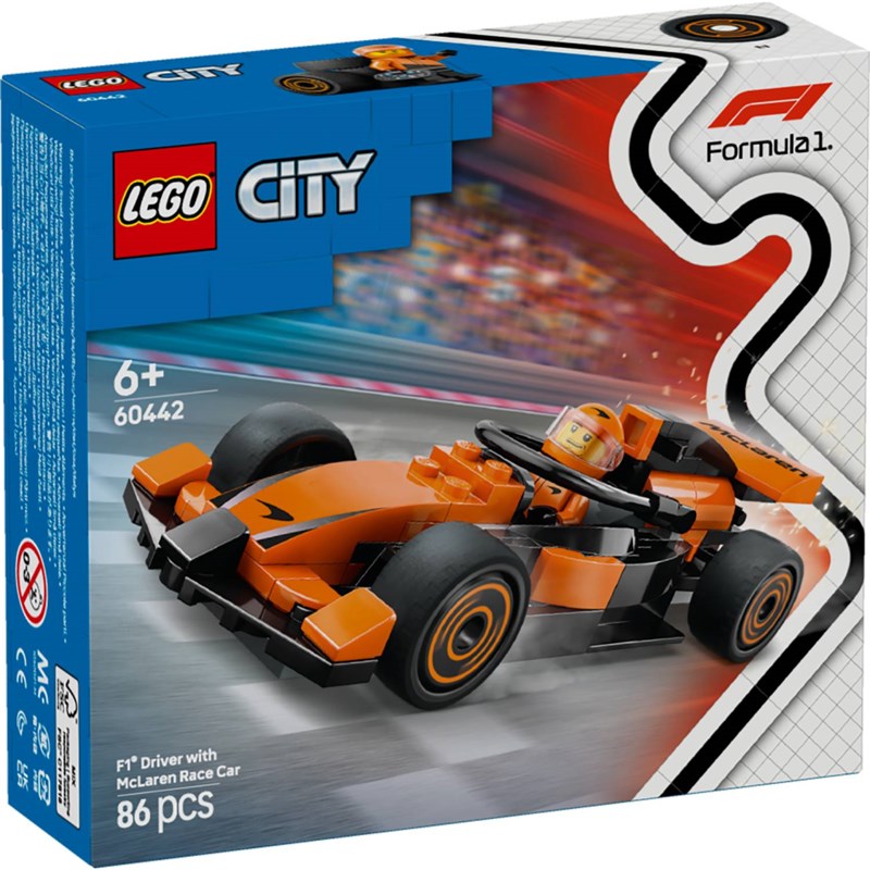 LEGO 60442 VOZAČ UTRKA F1 S TRKAĆIM AUTOM