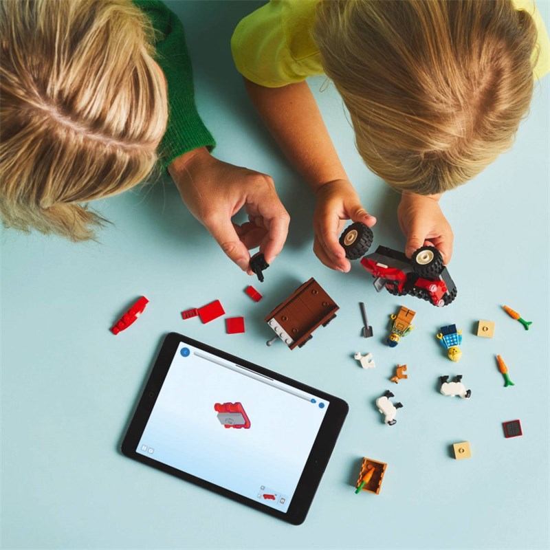 LEGO 60461 CRVENI TRAKTOR S PRIKOLICOM I OVCE