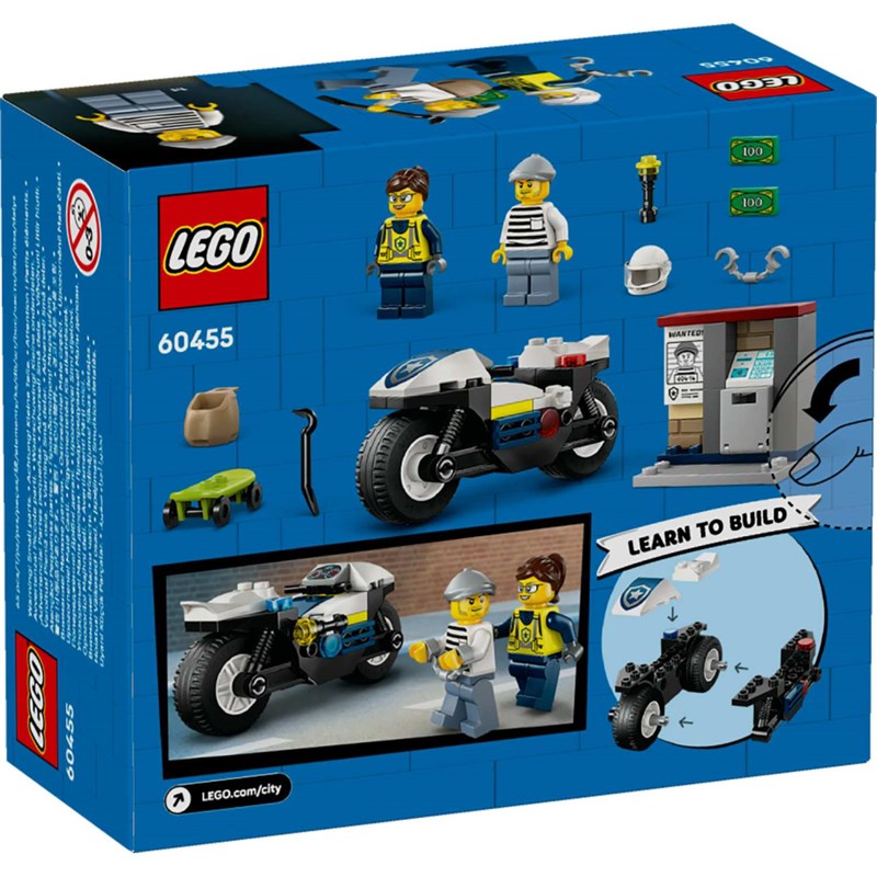 LEGO 60455 POLICIJSKA POTJERA NA MOTOCIKLU