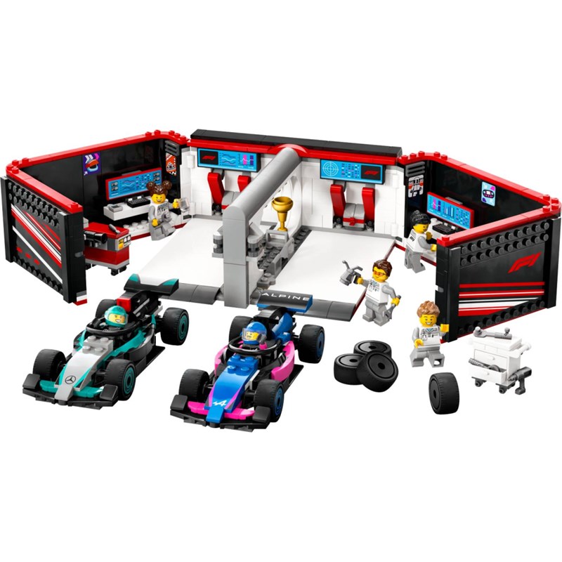 LEGO 60444 GARAŽA ZA F1 S AUTIMA MERCEDES AMG I ALPINE