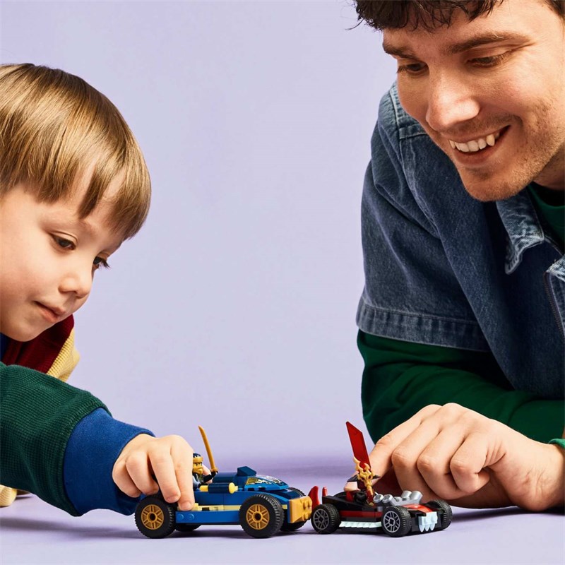 LEGO 71840 DVOBOJ TRKAĆIH AUTOMOBILA ROGUE VS DRIXA