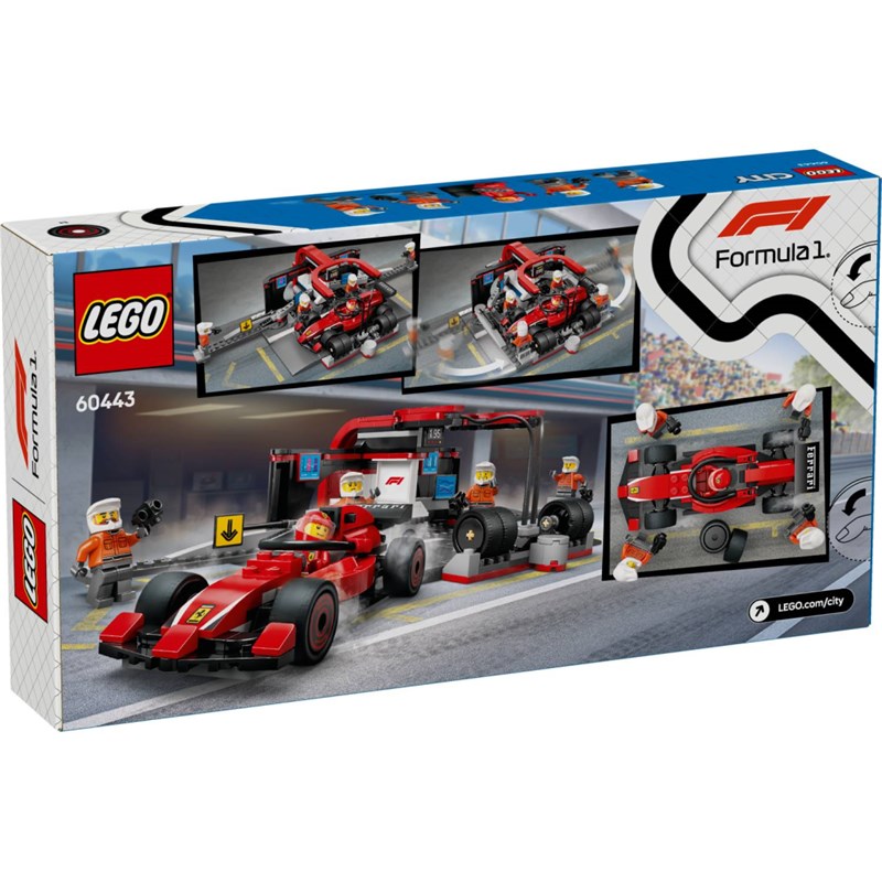 LEGO 60443 BOKS I POSADA F1 FERRARI