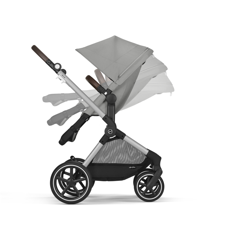 CYBEX KOLICA EOS LUX SLV B,STONE GREY MID