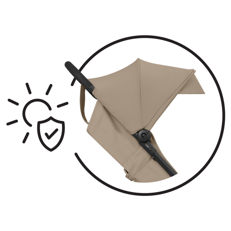 CYBEX KOLICA AGIS BLK ALMOND BEIGE