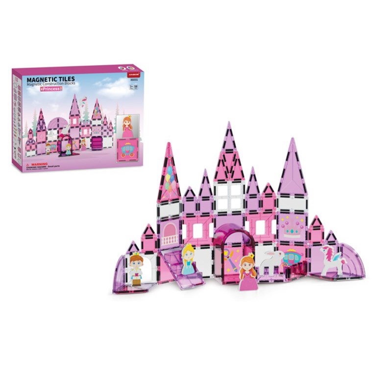 FUNTOY IGRAČKA MAGNETNE KONSTRUKCIJSKE KOCKE,PRINCESS 58KOM