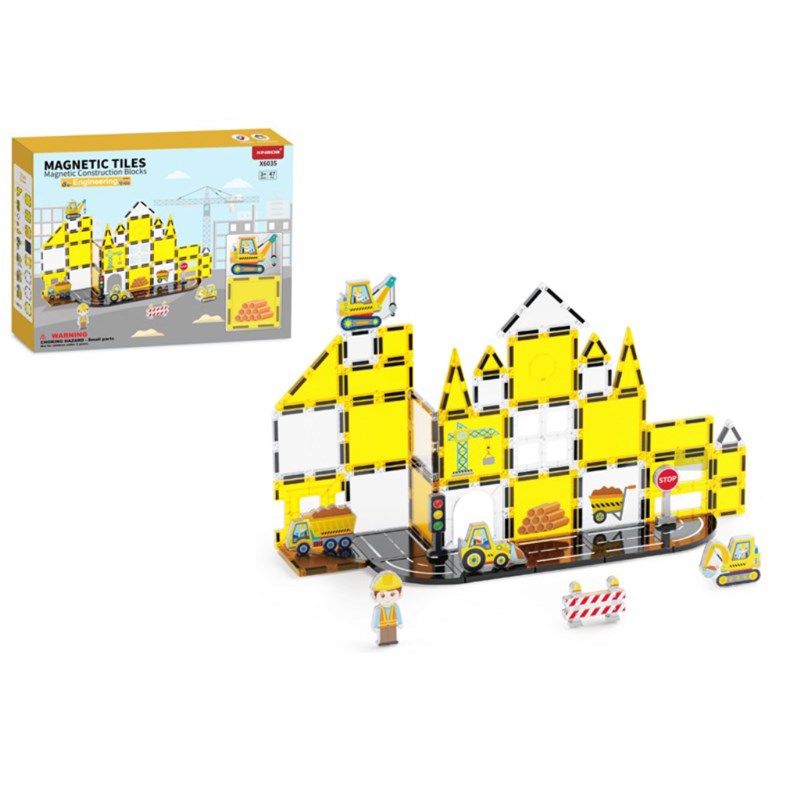 FUNTOY IGRAČKA MAGNETNE KONSTRUKCIJSKE KOCKE,ENGINEERING