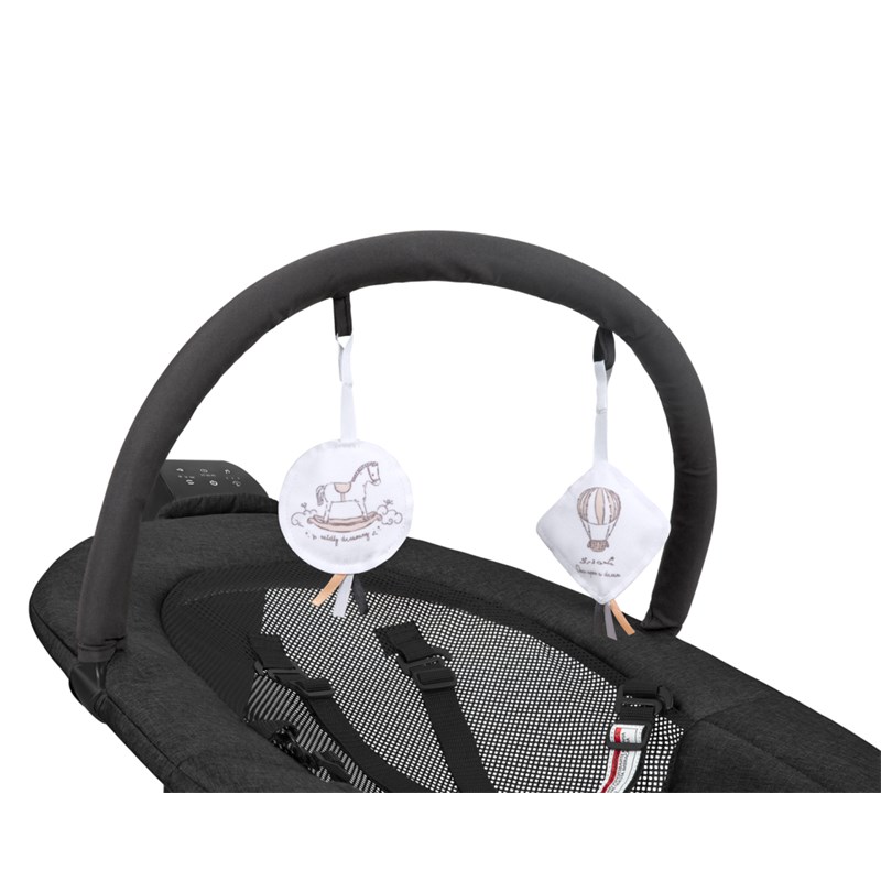 KIKKA BOO ELEKTRIČNA LJULJAČKA ZAZU BLACK