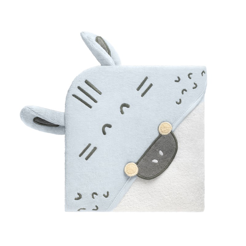 KIKKA BOO RUČNIK S KAPULJAČOM 90/90CM STRIPY FRIENDS