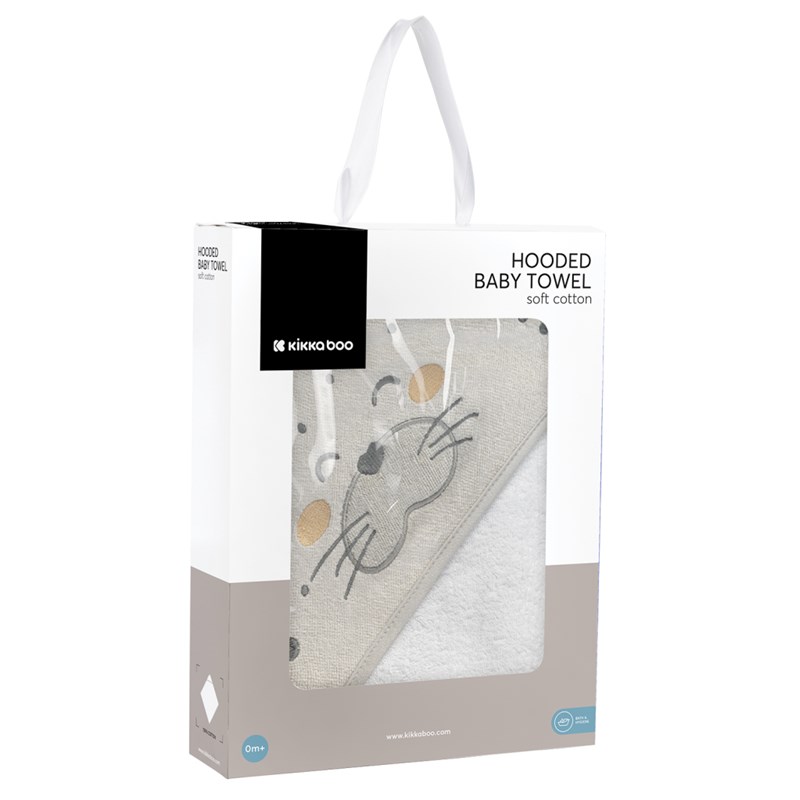 KIKKA BOO RUČNIK S KAPULJAČOM 90/90CM SEALLY ME