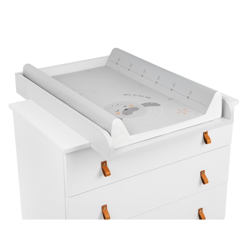 KIKKA BOO MEKA PODLOGA ZA PRESVLAČENJE 50X70CM,SEALLY ME