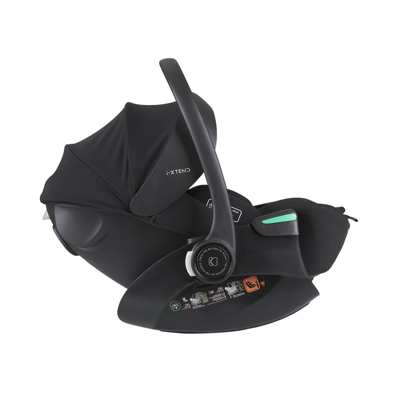 KIKKA BOO AUTOSJEDALICA 40-87CM I-XTEND I-SIZE BLACK