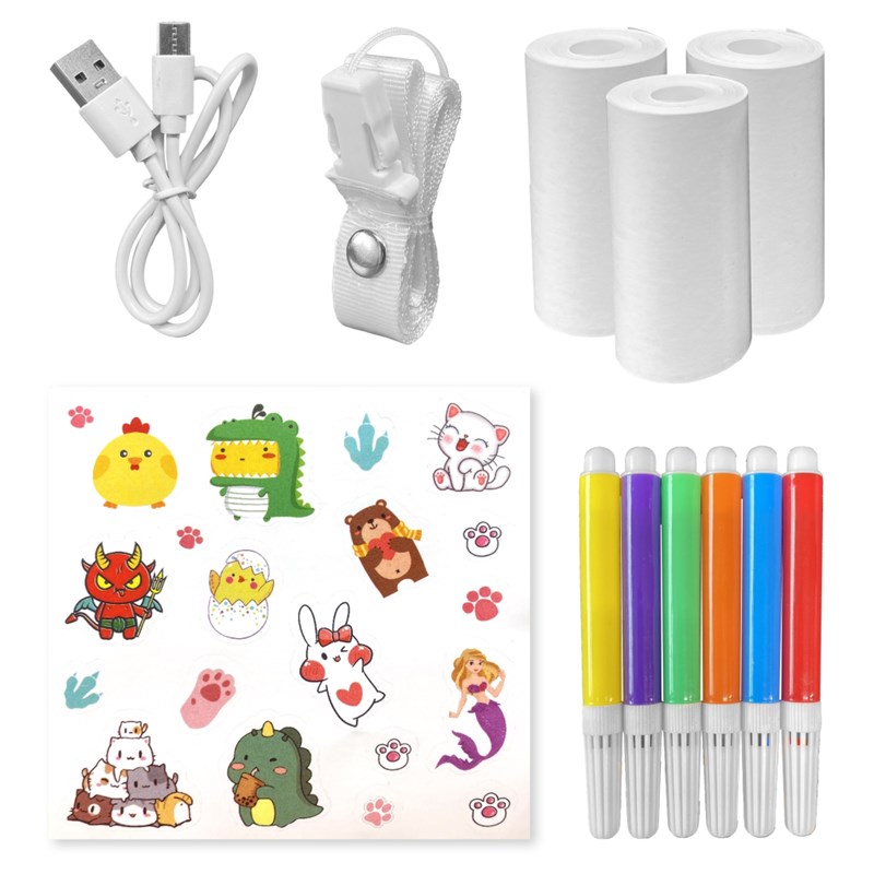 DJEČJA KAMERA S TERMALNIM PRINTEROM FOTOGRAFIJA/ŽUTA