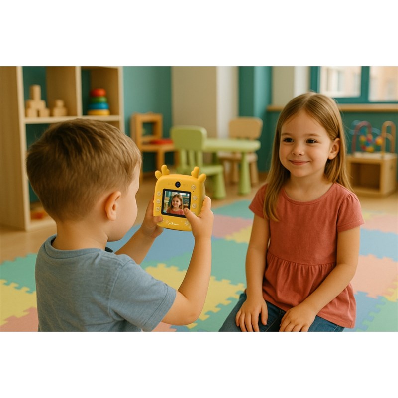 DJEČJA KAMERA S TERMALNIM PRINTEROM FOTOGRAFIJA/ŽUTA