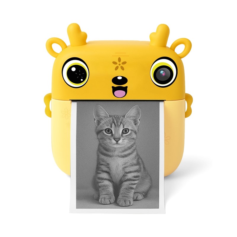 DJEČJA KAMERA S TERMALNIM PRINTEROM FOTOGRAFIJA/ŽUTA