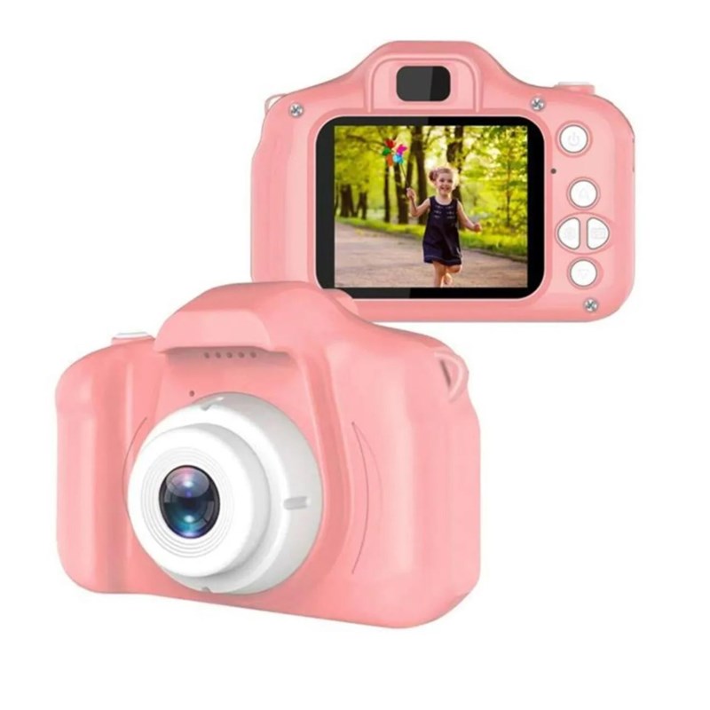 TORIMA DJEČJA KAMERA/8 MPX/ 2 ZASLON/PINK