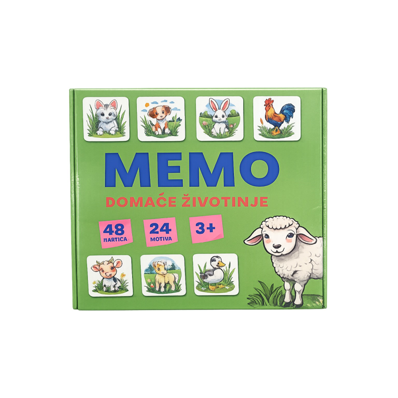 DRUSTVENA IGRA MEMO DOMACE ZIVOTINJE BR.