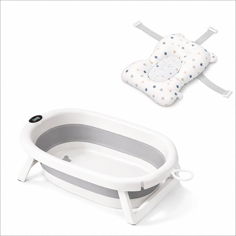 NESTA TUBY SKLOPIVA KADA S TERMOMETROM I UMETKOM ZA KUPANJE,GREY