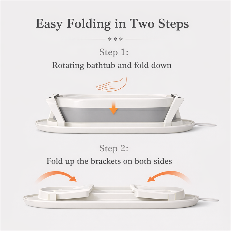 NESTA TUBY SKLOPIVA KADA S TERMOMETROM I UMETKOM ZA KUPANJE,BLUE