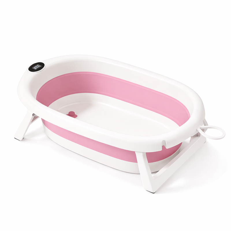 NESTA TUBY SKLOPIVA KADA S TERMOMETROM I UMETKOM ZA KUPANJE,PINK