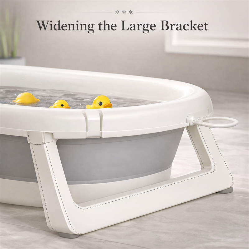 NESTA TUBY SKLOPIVA KADA S TERMOMETROM I UMETKOM ZA KUPANJE,PINK