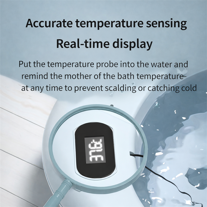 NESTA OCEAN SKLOPIVA KADA,TERMOMETAR,UMETAK ZA KUPANJE,GREEN