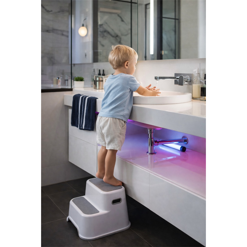 NESTA STEPUP DJEČJA STEPENICA ZA KUPAONICU,WHITE-GREY