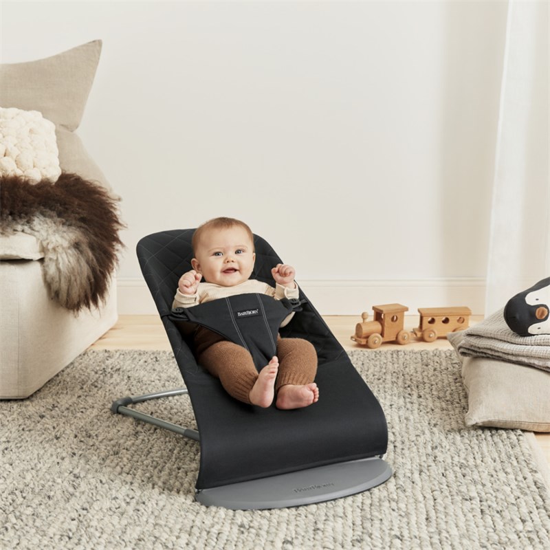 BABYBJORN BLISS COTTON CLASSIC QUILT LEŽALJKA-BLACK