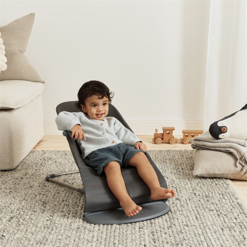 BABYBJORN BLISS WOVEN PETAL QUILT LEŽALJKA,ANTHRACITE