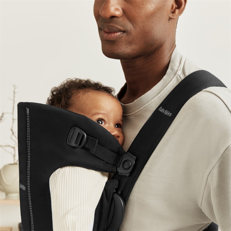 BABYBJORN MINI KENGUR, WOVEN, BLACK