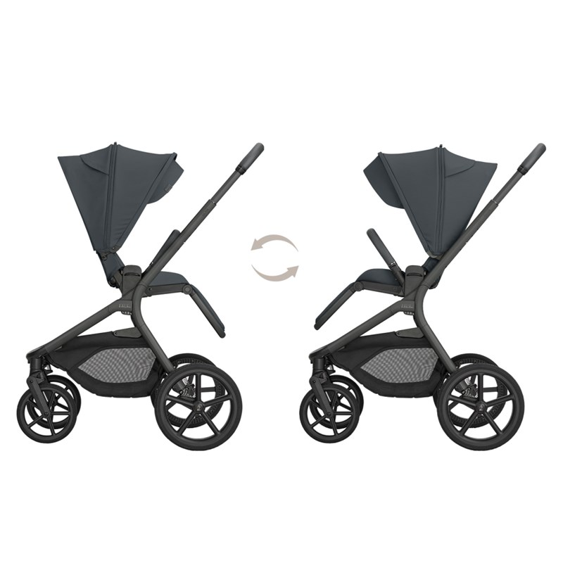 KIKKA BOO GOYA PLATINUM,KOLICA 2U1,GRAPHITE