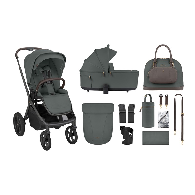 KIKKA BOO GOYA PLATINUM,KOLICA 2U1,OLIVE