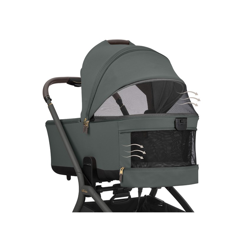 KIKKA BOO GOYA PLATINUM,KOLICA 2U1,OLIVE