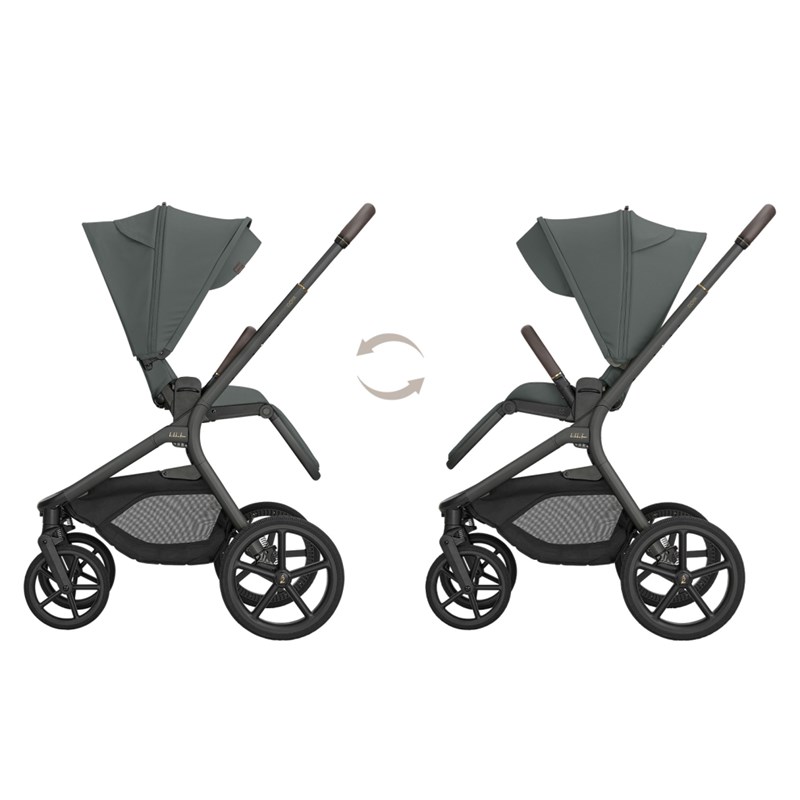 KIKKA BOO GOYA PLATINUM,KOLICA 2U1,OLIVE